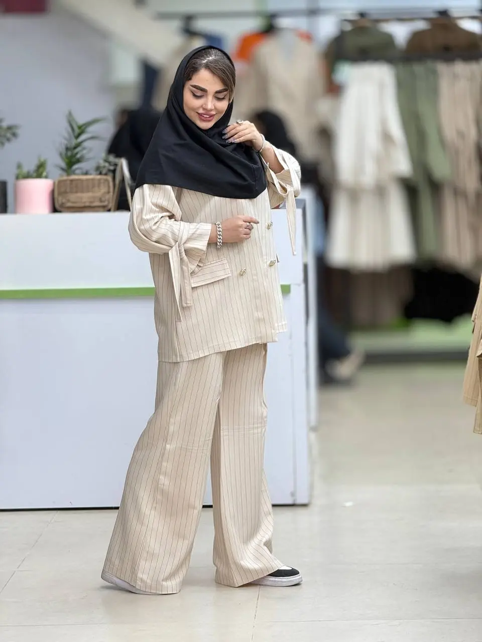 کت شلوار آستین عروسکی دیپلمات